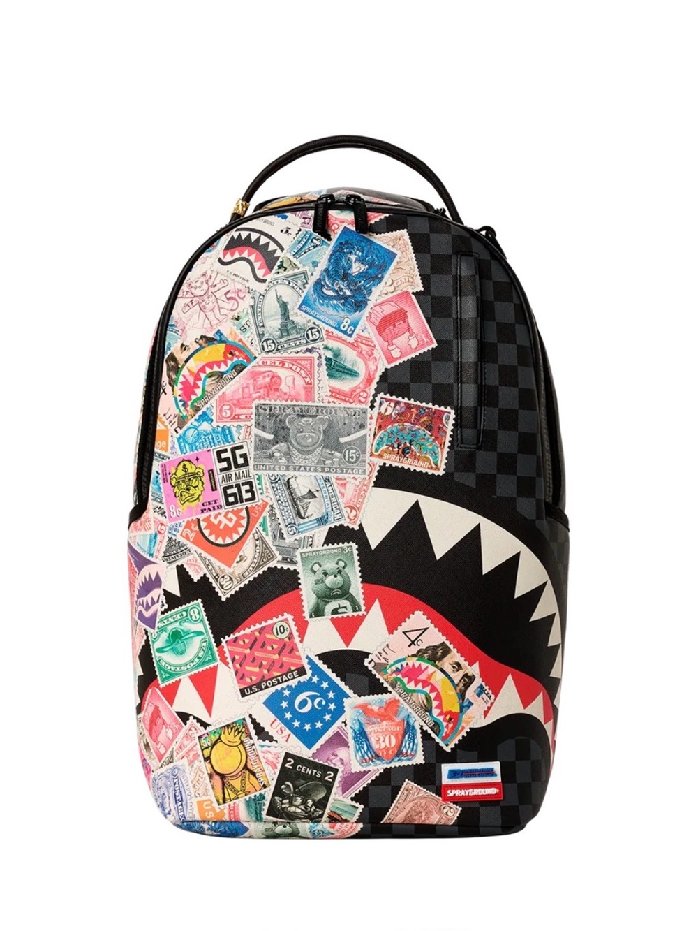 SPRAYGROUND USPS HALF STAMPS BACKPACK SHARK LIMITED EDITION 🔥🔥🔥